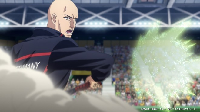 Scene from The New Prince of Tennis U-17 World Cup Semifinal